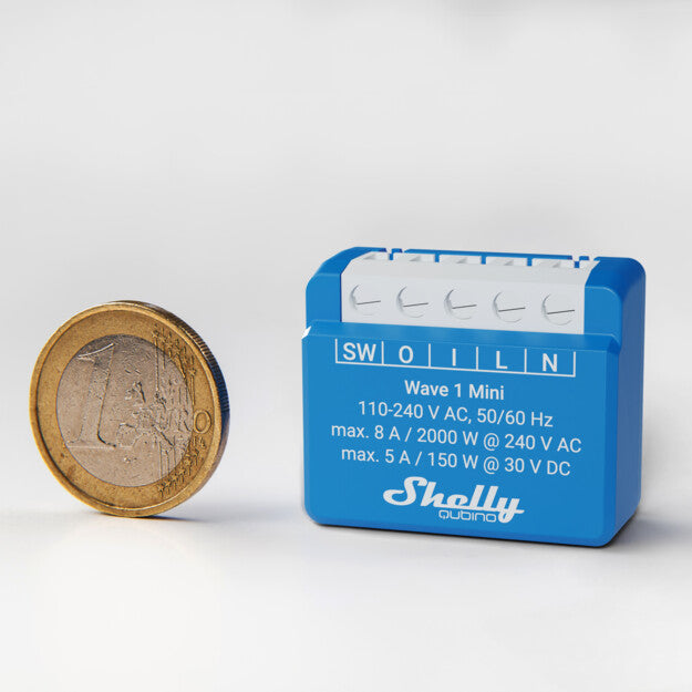 Mini módulo interruptor para automação Z-Wave™ - Shelly