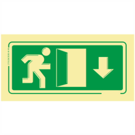 Saída de Emergência - Exterior Sentido baixo