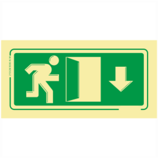 Saída de Emergência - Exterior Sentido baixo