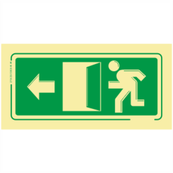 Saída de Emergência - Exterior Sentido esquerda