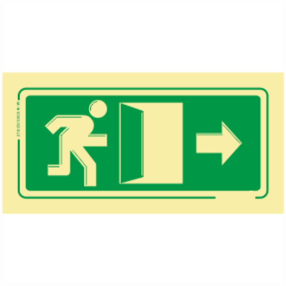 Saída de Emergência - Exterior Sentido direita