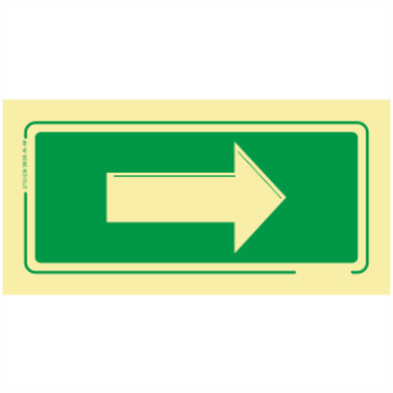 Saída de Emergência - Seta Sentido direita