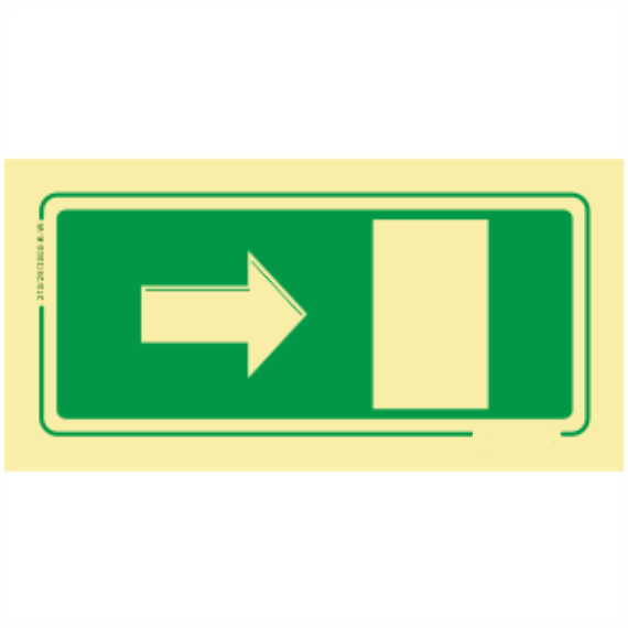 Saída de Emergência - Porta Sentido direita