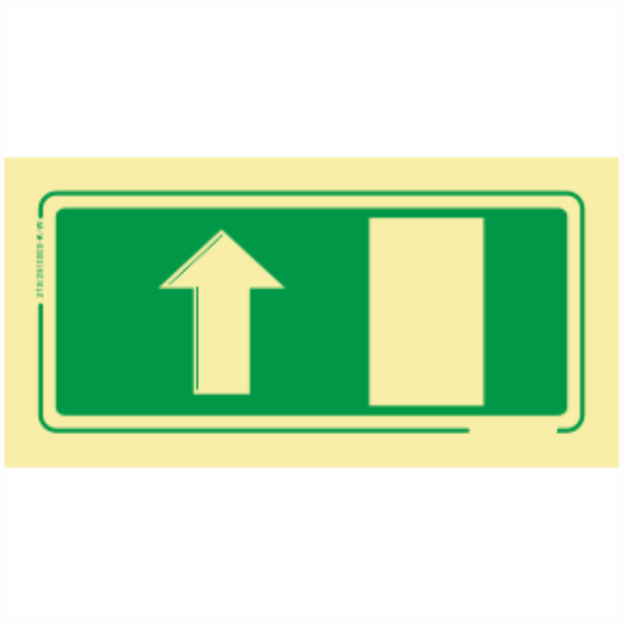 Saída de Emergência - Porta Sentido em frente