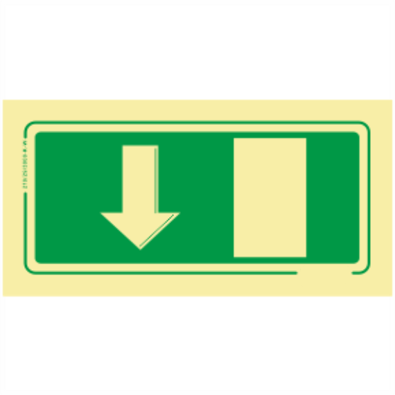 Saída de Emergência - Porta Sentido em baixo