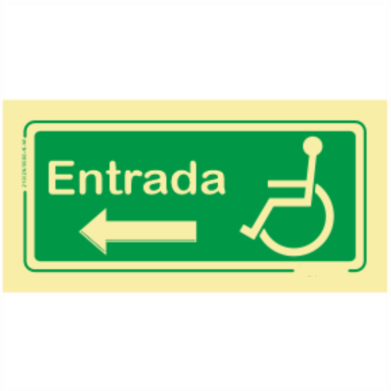 Saída de Emergência - Deficientes "Entrada" Sentido Esquerda