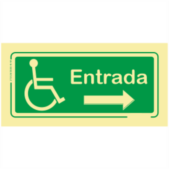 Saída de Emergência - Deficientes "Entrada" Sentido Direita