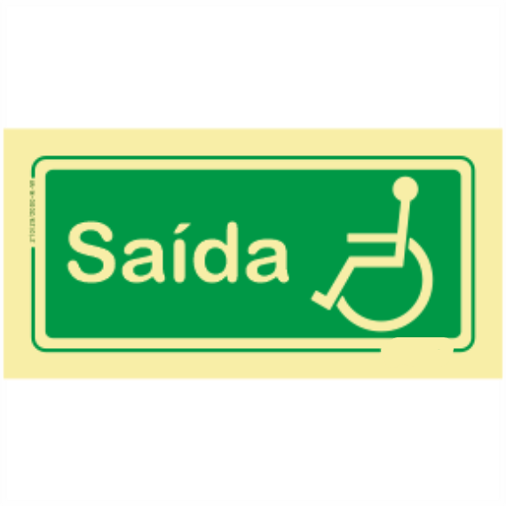 Saída de Emergência - Deficientes "Saída"