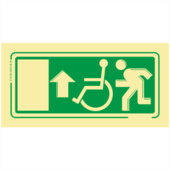 Saída de Emergência - Exterior Geral Sentido Em Frente