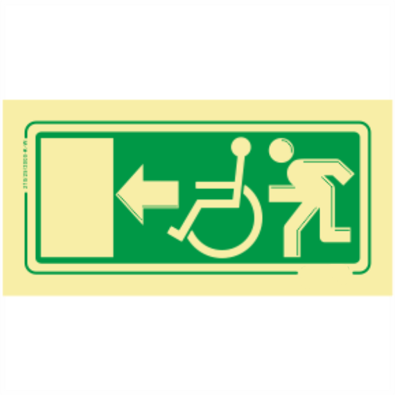 Saída de Emergência - Exterior Geral Sentido Esquerda