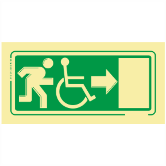 Saída de Emergência - Exterior Geral Sentido Direita