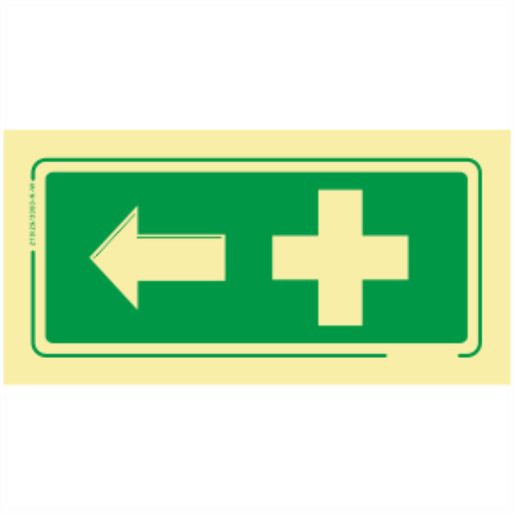 Saída de Emergência - Caixa de Primeiros Socorros Sentido Esquerda