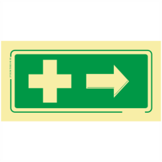 Saída de Emergência - Caixa de Primeiros Socorros Sentido Direita