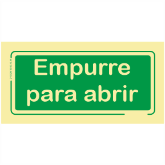 Saída de Emergência - "Empurre para abrir"
