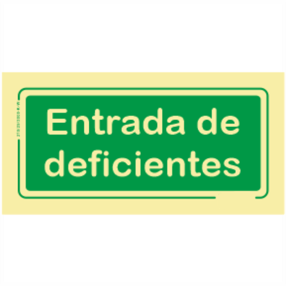 Saída de Emergência - "Entrada para deficientes"