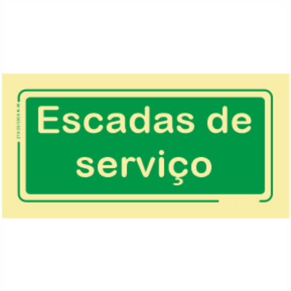 Saída de Emergência - "Escadas de serviço"