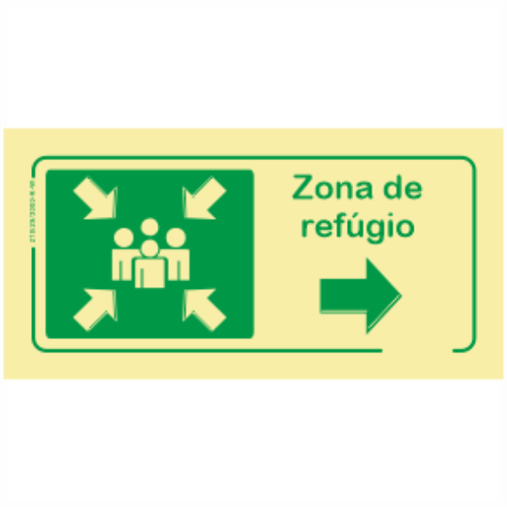 Saída de Emergência - "Zona de refúgio" Sentido Direita