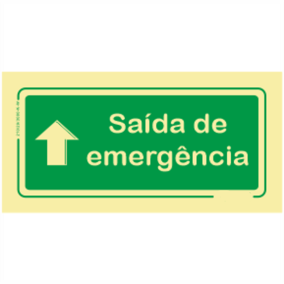 Saída de Emergência - "Saída de Emergência" Sentido Em Frente