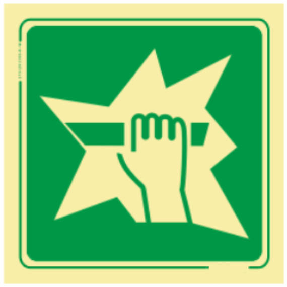 Saída de Emergência - Quebrar Vidro