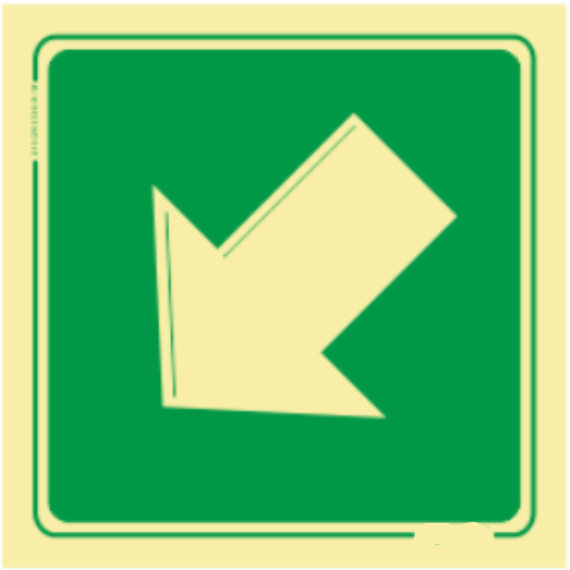 Saída de Emergência - Sentido Baixo/Esquerda