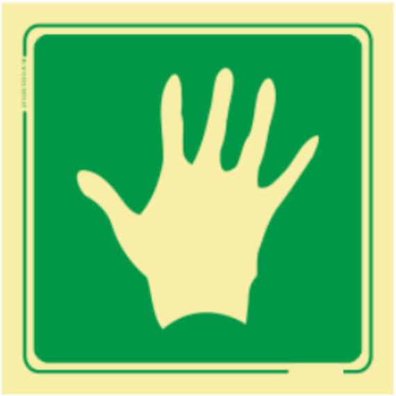 Saída de Emergência - Empurre para abrir