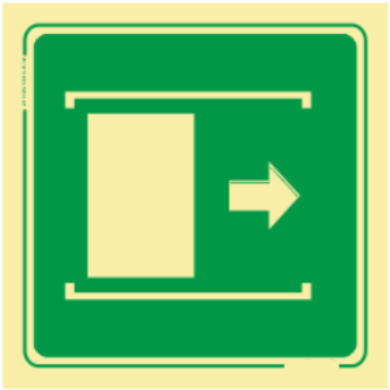 Saída de Emergência - Deslize para abrir