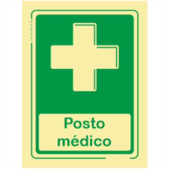 Saída de Emergência - "Posto médico"