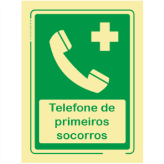 Sinal de Emergêrncia - "Telefone de primeiros socorros"