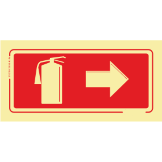 Segurança Contra Incêndio - Extintor sentido direita