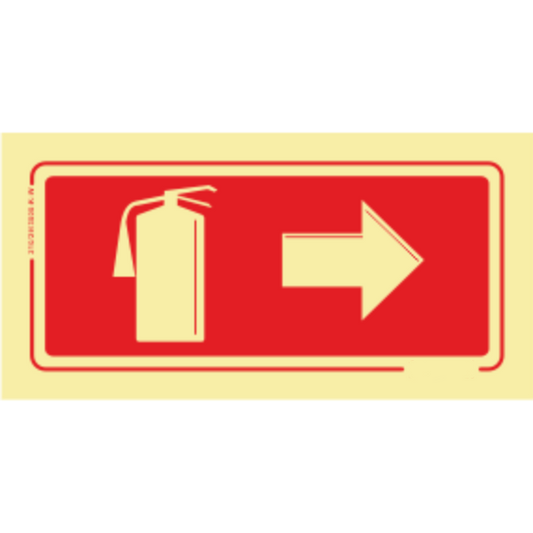 Segurança Contra Incêndio - Extintor sentido direita