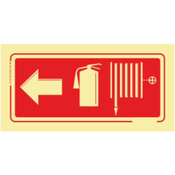 Segurança Contra Incêndio - Boca de incêndio / Extintor sentido esquerda