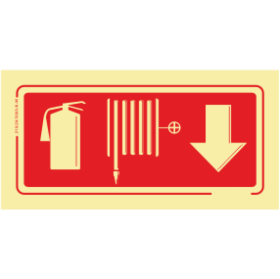 Segurança Contra Incêndio - Boca de incêndio / Extintor sentido para baixo