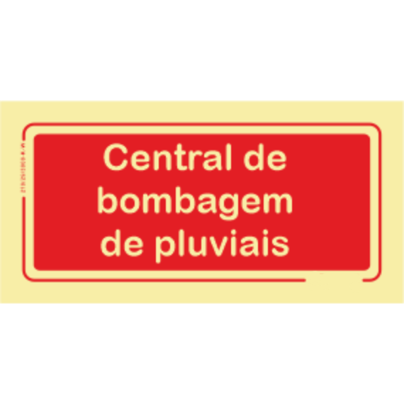 Segurança Contra Incêndio - "Central de bombagem de pluviais"