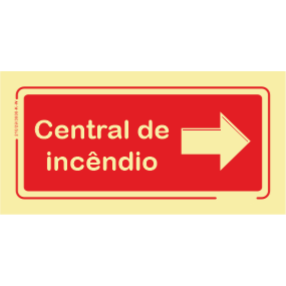 Segurança Contra Incêndio - "Central de incêndio" sentido direita