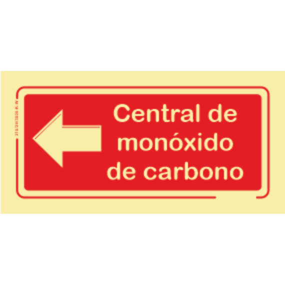 Segurança Contra Incêndio - "Central de monóxido de carbono" sentido esquerda