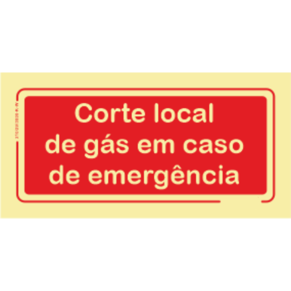 Segurança Contra Incêndio - "Corte local de gás em caso de emergência"