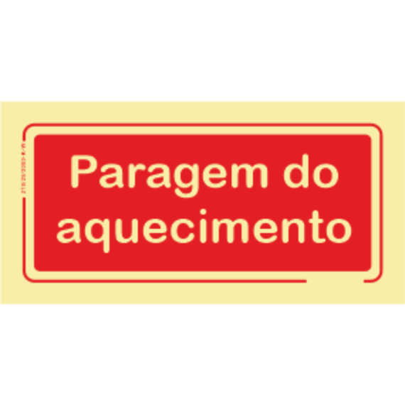 Segurança Contra Incêndio - "Paragem de aquecimento"