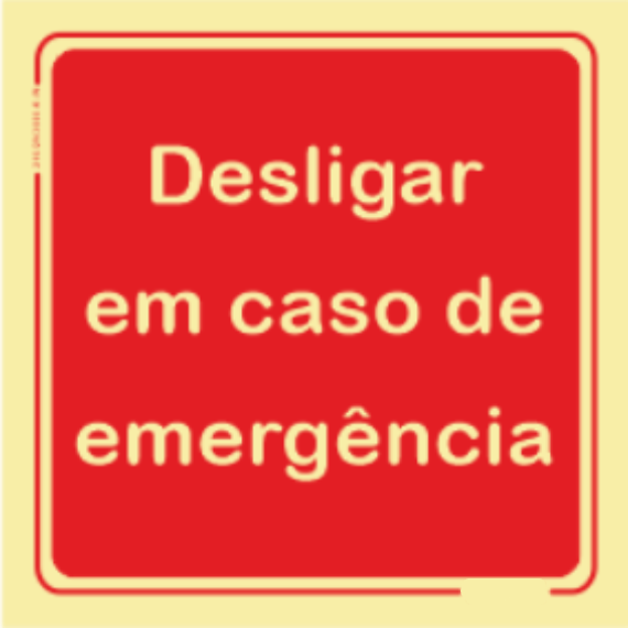 Segurança Contra Incêndio - "Desligar em caso de emergência"