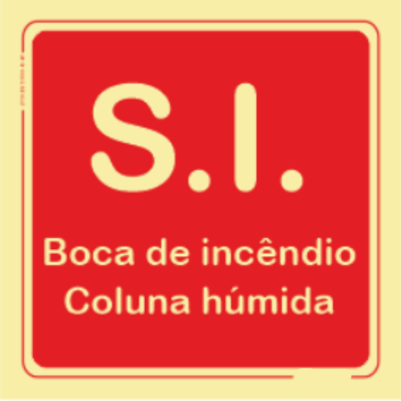 Segurança Contra Incêndio - "S.I. Boca de incêndio Coluna húmida"