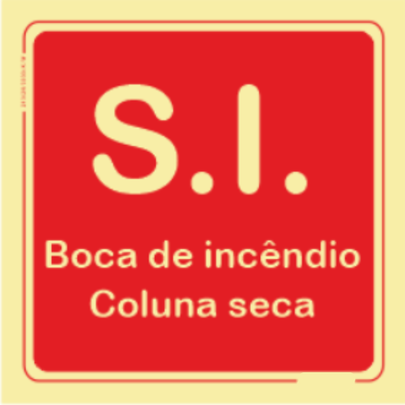 Segurança Contra Incêndio - "S.I. Boca de incêndio Coluna seca"
