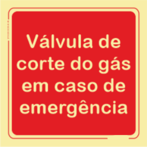 Segurança Contra Incêndio - "Válvula de corte do gás em caso de emergência"