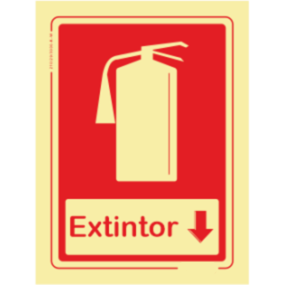 Segurança Contra Incêndio - "Extintor" sentido baixo