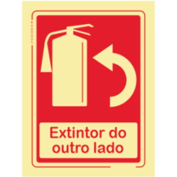 Segurança Contra Incêndio - "Extintor do outro lado" sentido esquerda