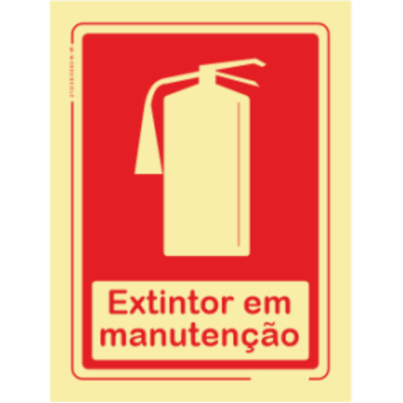 Segurança Contra Incêndio - "Extintor em manutenção"