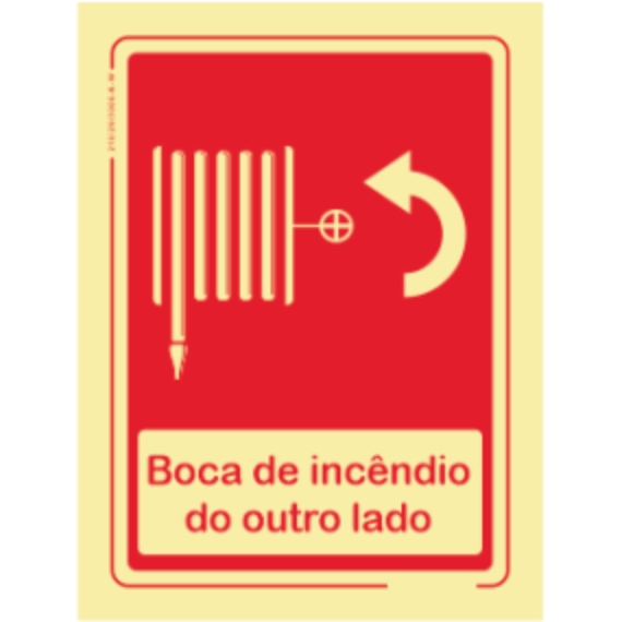 Segurança Contra Incêndio - "Boca de incêndio do outro lado" sentido esquerda