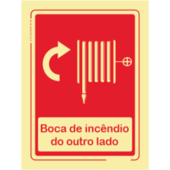 Segurança Contra Incêndio - "Boca de incêndio do outro lado" sentido direita