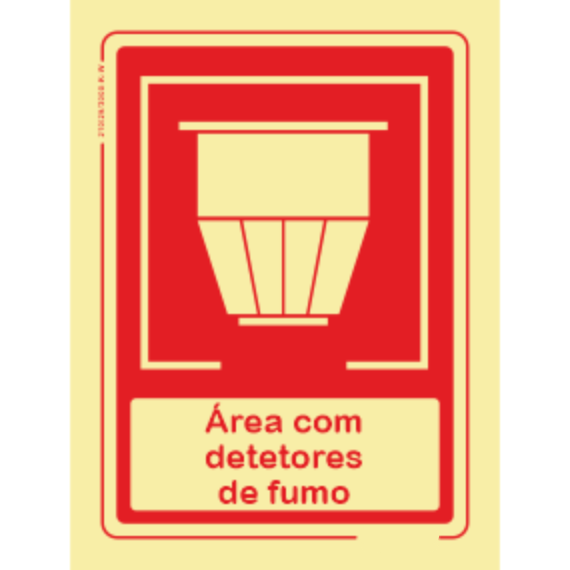 Segurança Contra Incêndio - "Área com detetores de fumo"