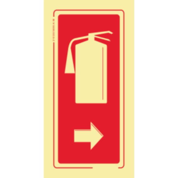 Segurança Contra Incêndio - Extintor sentido direita