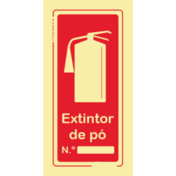 Segurança Contra Incêndio - "Extintor de PÓ Nº "