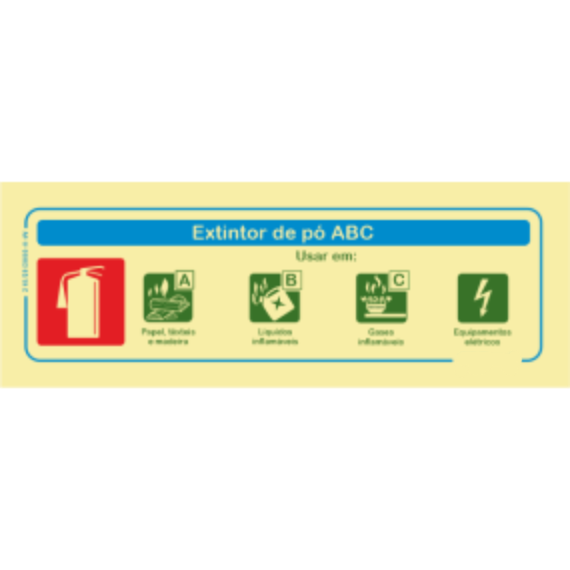 Segurança Contra Incêndio - "Extintor de Pó ABC"